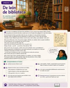 Portada de De león de biblioteca